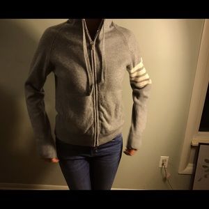 Thom Browne New York Cashmere ZIP Up Hoodie